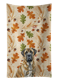 Brindle English Mastiff Heirloom Fall Kitchen Towel