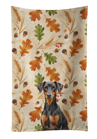 German Pinscher Heirloom Fall Kitchen Towel
