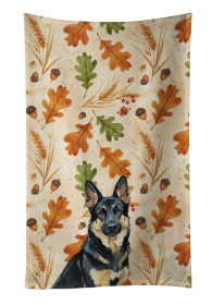 Black and Tan German Shepherd Heirloom Fall Kitchen Towel