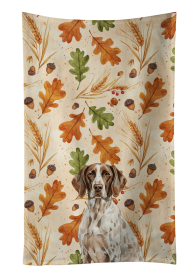 German Shorthaired Pointer Heirloom Fall Kitchen Towel