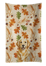 Golden Retriever Heirloom Fall Kitchen Towel
