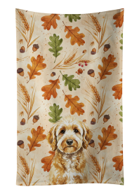 Goldendoodle Heirloom Fall Kitchen Towel