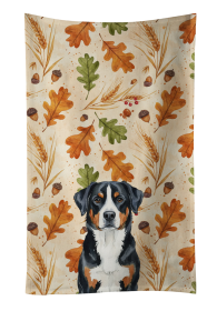 Greater Swiss Mountain Dog Heirloom Fall Kitchen Towel