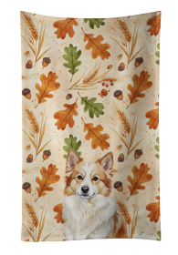 Tan Icelandic Sheepdog Heirloom Fall Kitchen Towel