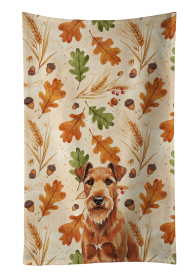 Irish Terrier Heirloom Fall Kitchen Towel