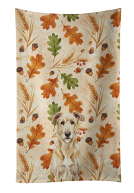 Wheaten Irish Wolfhound Heirloom Fall Kitchen Towel