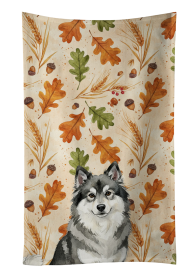 Keeshond Heirloom Fall Kitchen Towel