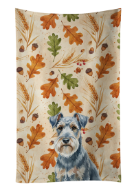 Blue Lakeland Terrier Heirloom Fall Kitchen Towel