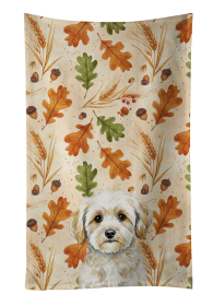 Maltipoo Heirloom Fall Kitchen Towel
