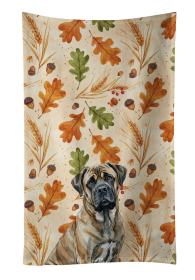 Brindle Mastiff Heirloom Fall Kitchen Towel