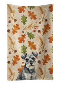 Miniature Schnauzer Heirloom Fall Kitchen Towel
