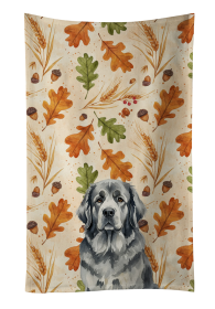 Gray Newfoundland Heirloom Fall Kitchen Towel