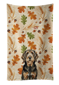 Black and Tan Otterhound Heirloom Fall Kitchen Towel