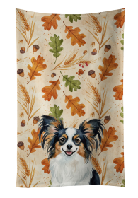 Tricolor Papillon Heirloom Fall Kitchen Towel