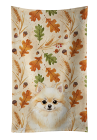 Cream Pomeranian Heirloom Fall Kitchen Towel