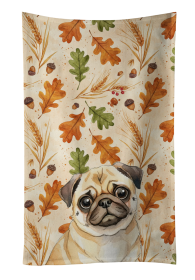 Fawn Pug Heirloom Fall Kitchen Towel