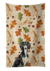 Black and Tan Saluki Heirloom Fall Kitchen Towel