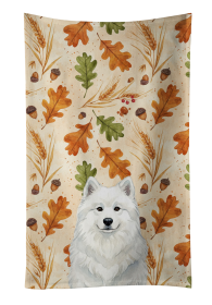 White Samoyed Heirloom Fall Kitchen Towel
