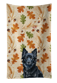 Schipperke Heirloom Fall Kitchen Towel