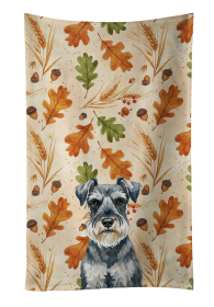 Schnauzer Heirloom Fall Kitchen Towel