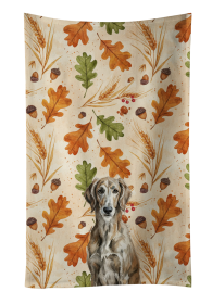 Brindle Scottish Deerhound Heirloom Fall Kitchen Towel