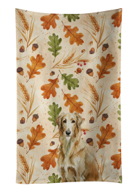 Wheaten Scottish Deerhound Heirloom Fall Kitchen Towel