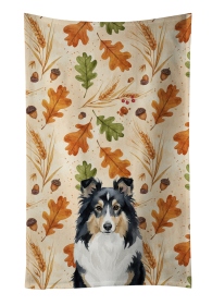 Tricolor Sheltie Heirloom Fall Kitchen Towel
