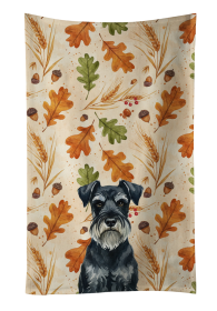 Standard Schnauzer Heirloom Fall Kitchen Towel
