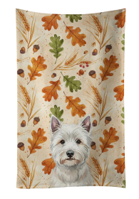 Westie Heirloom Fall Kitchen Towel