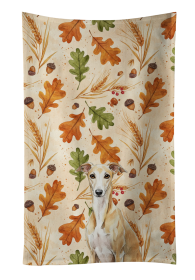 Fawn Whippet Heirloom Fall Kitchen Towel