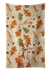 Red Whippet Heirloom Fall Kitchen Towel