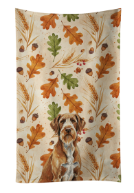 Wirehaired Pointing Griffon Heirloom Fall Kitchen Towel