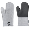 Heat Resistant Soft Quilted Oven Mitts With Neoprene