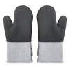Heat Resistant Soft Quilted Oven Mitts With Neoprene
