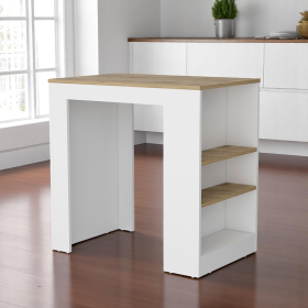Wood Kitchen Island With Storage