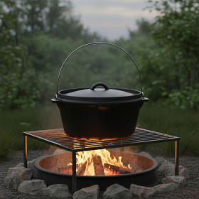 Cast Iron Dutch Oven Stock Pot