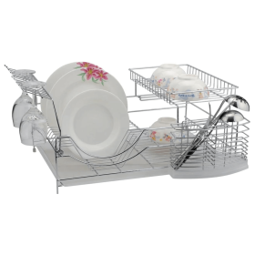 Better Chef 2-Tier Chrome Deluxe Dish Rack
