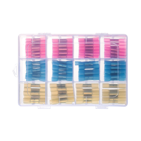 125Pcs Heat Shrink Butt Connector Solder Seal Wire Connector
