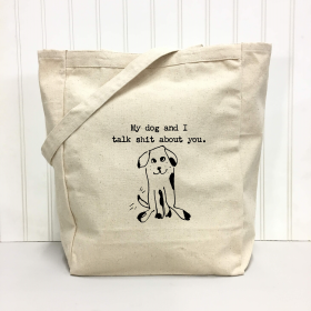 My Dog and I Tote Bag