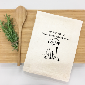 My Dog and I Kitchen Towel