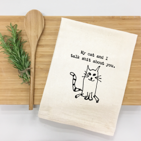 My Cat and I Kitchen Towel