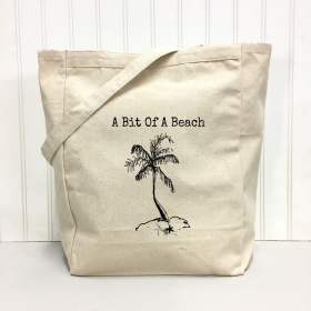 A Bit of a Beach Tote Bag