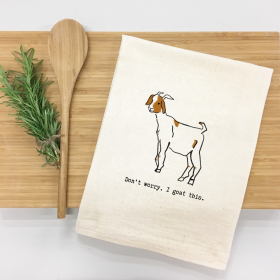 Don't worry, I goat this Kitchen Towel