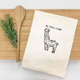 No Prob Llama Kitchen Towel