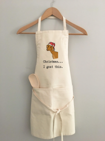 Christmas.I goat this Apron