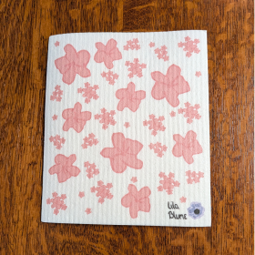 Cherry Blossom Swedish Dishcloth