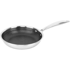 Brentwood 9.5 inch Hybrid Non-Stick Stainless Steel Frying Pan