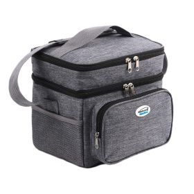 Brentwood Kool Zone 6 Can Insulated Cooler Bag in Grey with Hard Liner