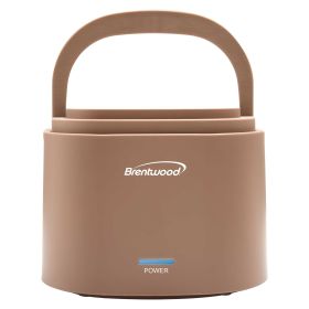 Brentwood 0.6L Portable Leakproof Electric Lunch Box in Pink