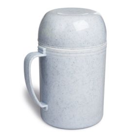 Brentwood 1.2 Liter Wide Mouth Glass Vacuum/Foam Insulated Food Thermos